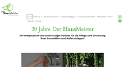 Desktop Screenshot of derhausmeister.com