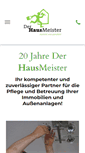 Mobile Screenshot of derhausmeister.com