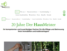 Tablet Screenshot of derhausmeister.com